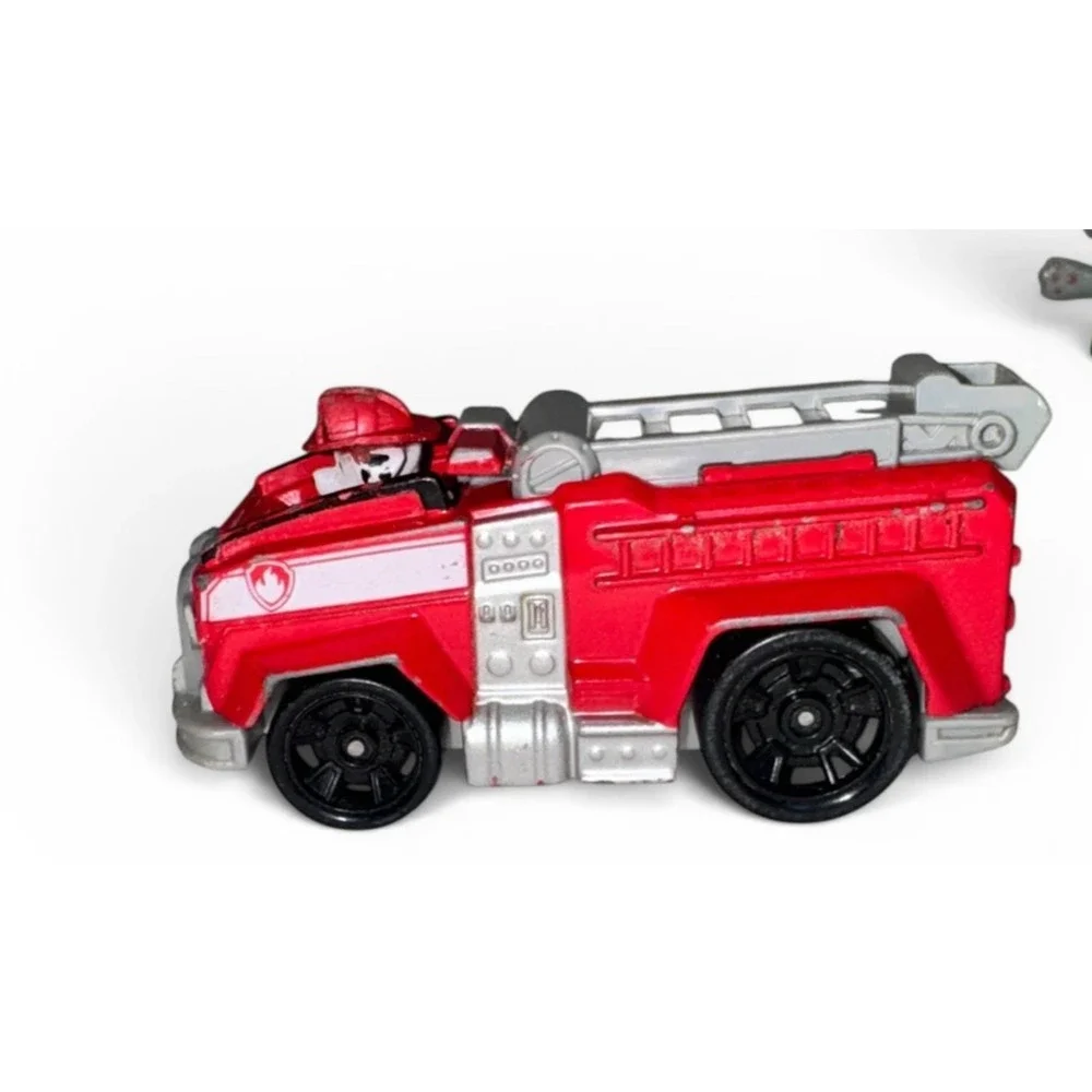 Paw Patrol Marshall True Metal Fire Truck Ginsey Finger Puppets Rocky Zuma Skye